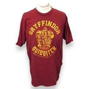 Harry Potter Adult Short Sleeve Graphic Tee  “Gryffindor Quidditch”, size XL
